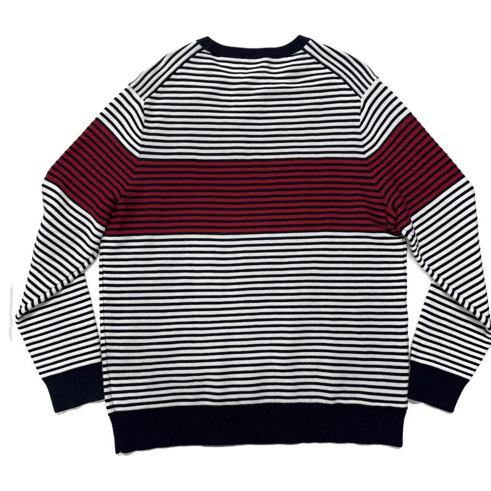 Brooks Brothers Sweater Mens XL Crewneck Red Fleece Striped Pullover Cotton‎ NWT - Picture 9 of 9